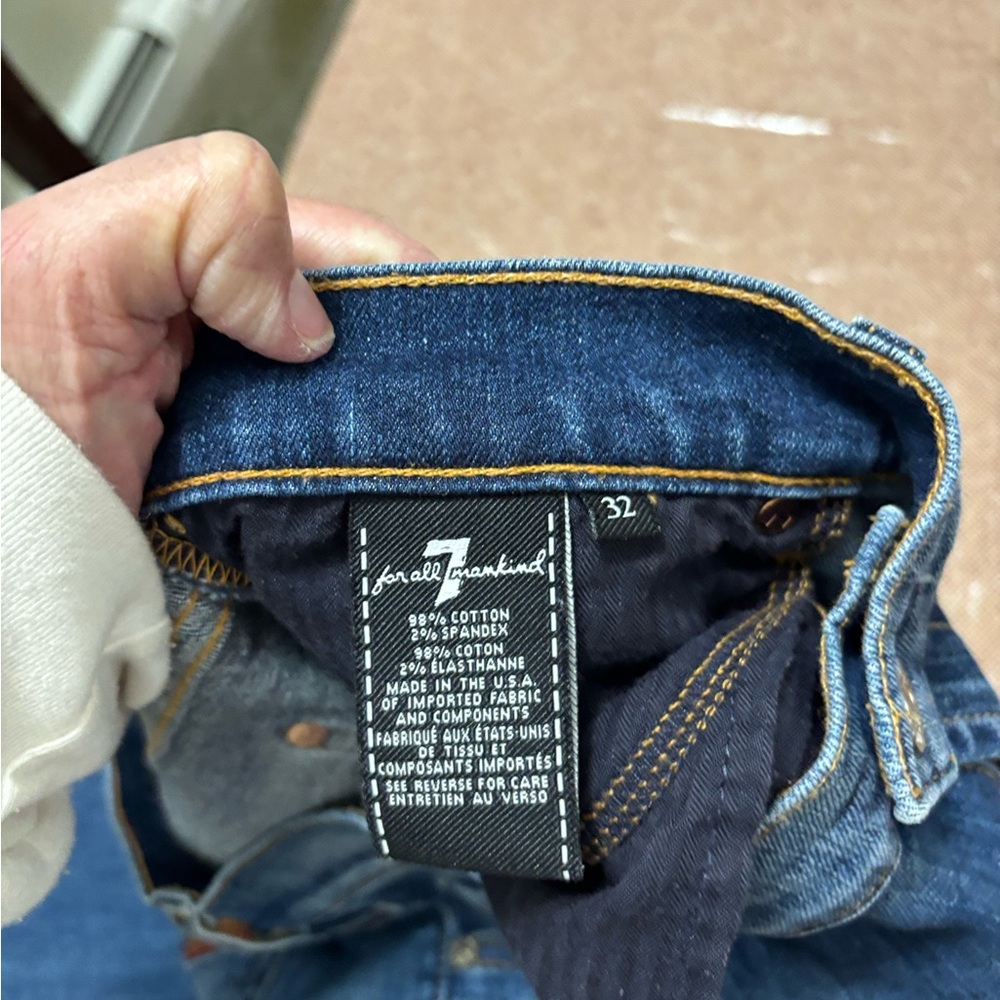 Free People Dark Blue Skinny Jeans - Picture 6 of 7